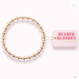 Beaded Blondes Gold Beaded Bracelet